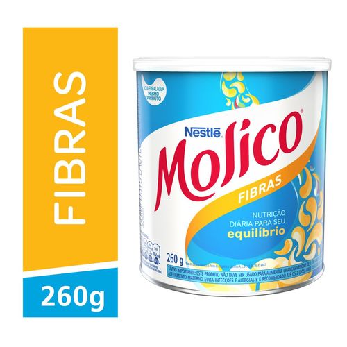 Composto Lácteo MOLICO Fibras Lata 260g