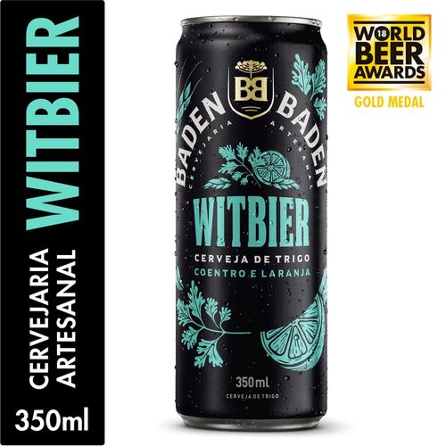 Cerveja Witbier Coentro e Laranja Baden Baden 350ml