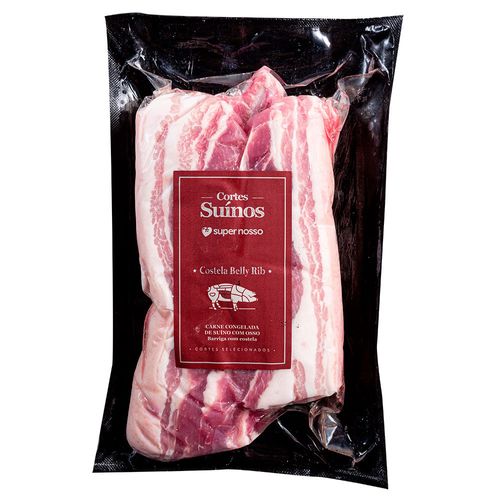 Costela Suína Super Nosso Belly Ribs Congelada 800g