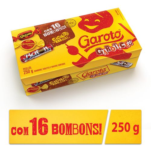 Bombom GAROTO Sortidos 250g