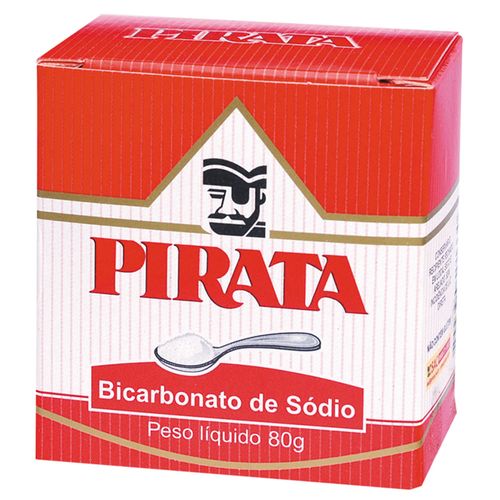 Bicarbonato Sódio Pirata Caixa 80 g