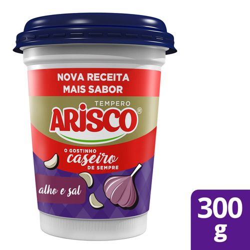 Tempero em Pasta Alho e Sal Arisco Pote 300g