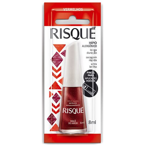 Esmalte Risqué Maçã do Amor 8ml