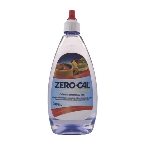 Adoçante Líquido Zero-Cal sem Glúten 200 ml