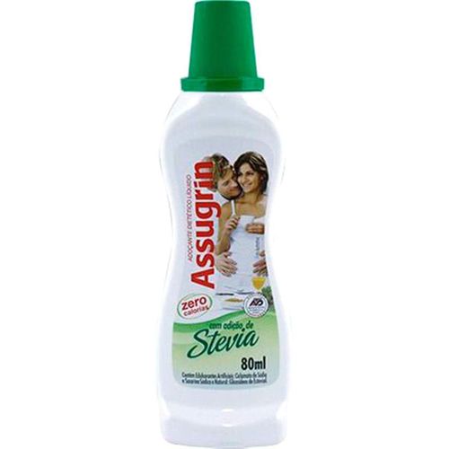 Adoçante Líquido Assugrin com Stévia Sem Glúten 80 ml