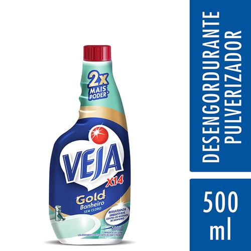 Limpador Veja X14 Banheiro Refil 500ml