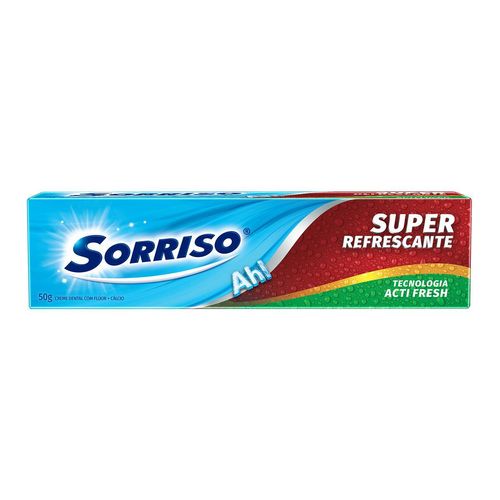 Creme Dental Sorriso Super Refrescante 50g