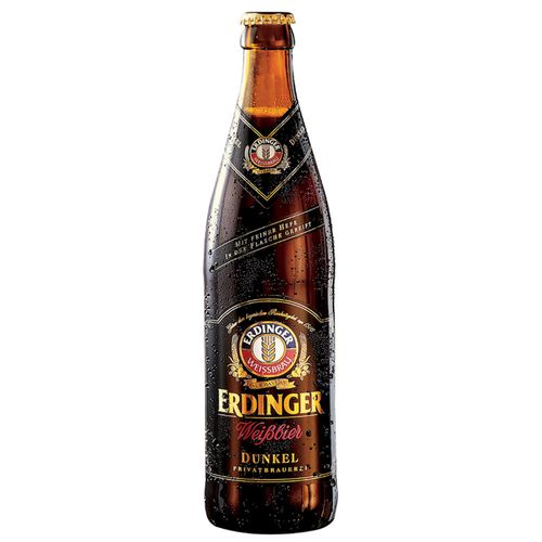 Cerveja Alemã Erdinger Weißbier Dunkel Garrafa 500ml
