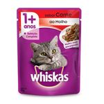 Alimento-para-Gatos-Whiskas-de-Carne-ao-Molho-Sache-85-g