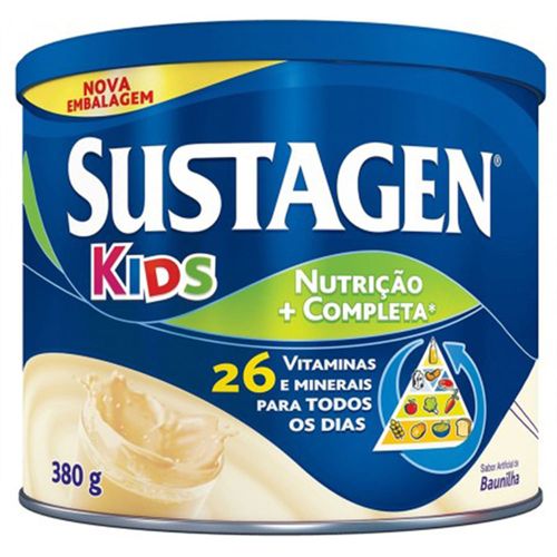 Composto Alimentar Sustagen Kids Baunilha Lata 380 g