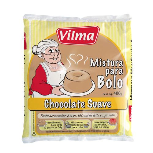 Mistura Boloção Vilma 400g-pc Chocolate Sv