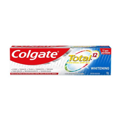 Creme Dental Colgate Total 12 Whitening 90g