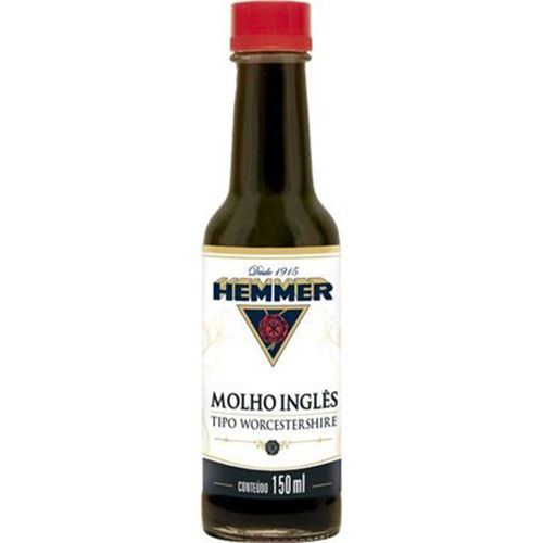 Molho Inglês Hemmer Tipo Worcestershire Vidro 150 ml