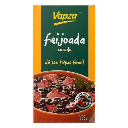 Feijoada Cozida A Vapor Vapza Caixa 500g