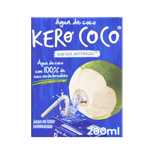 Água De Coco Esterilizada Kero Coco Kids Caixa 200Ml