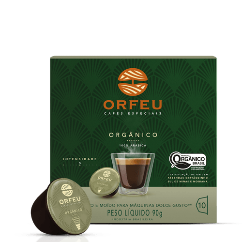 Café Em Cápsula Orgânico Café Orfeu Com 10 Unidades