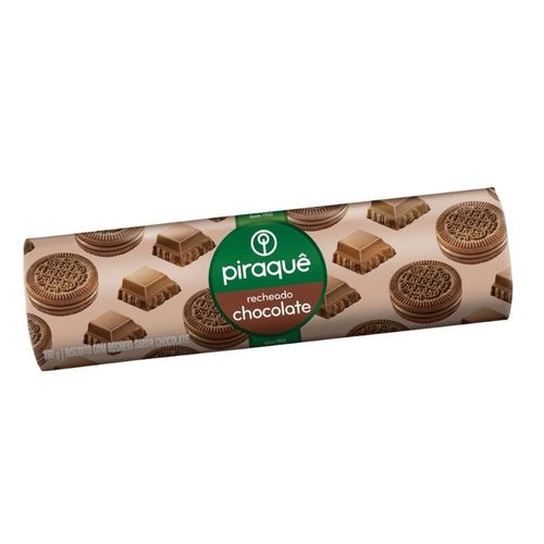 Biscoito Recheado de Chocolate Piraquê Pacote 160g