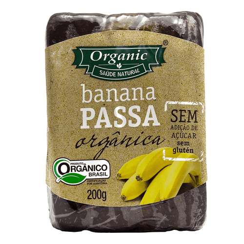Banana Passa Orgânica Organic 200g