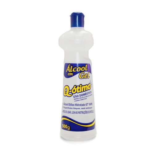 Alcool Gel Q-otimo 67* 500ml-sqz Trad