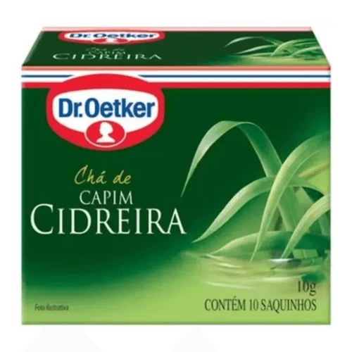 Chá de Ervas Dr. Oetker Capim Cidreira Caixa 10 Unidades