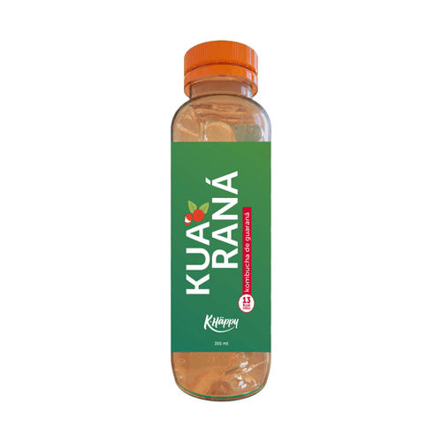 Kombucha Kuaraná K-Häppy Garrafa 355ml