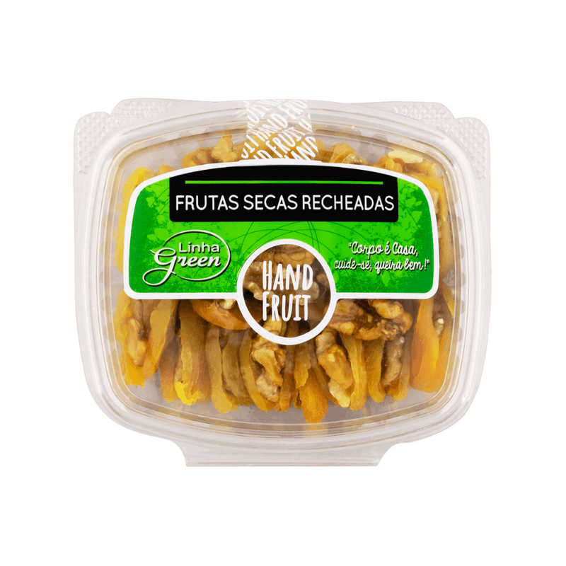 DamascoSecoRecheioNozesHandFruitGreenPote180g