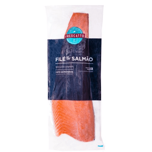 Filé De Salmão Com Pele Frescatto 1Kg