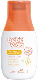 Oleo-Vegetal-Massageador-Infantil-Relaxa-e-Cuida-Davene-200ml