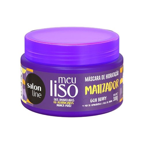 Máscara Matizadora Meu Liso Loiro Matizado Salon Line 300g