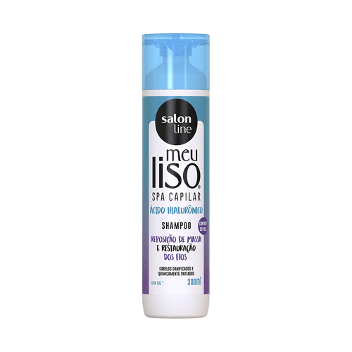 Shampoo Salon Line Meu Liso Spa Ácido Hialurônico 300ml