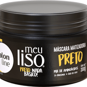 Máscara Matizadora Preto Meu Liso Salon Line 300g