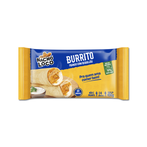 Burrito Frango com Requeijão Nacho Loco 112,5g