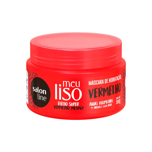 Máscara Meu Liso Vermelho Super Vermelho Salon Line 300g