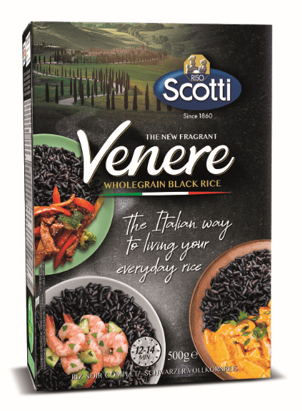 Arroz Preto Integral Parboilizado Venere Riso Scotti 500 G