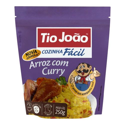 Arroz Tio João Cozinha Fácil com Curry 250 g com 2 Saquinhos