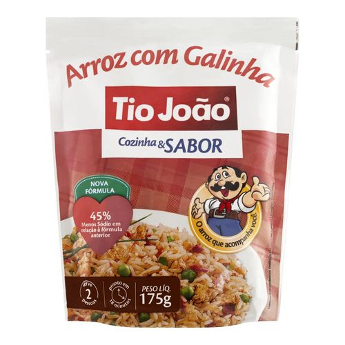 Arroz Com Galinha Tio João Cozinha &amp; Sabor 175g