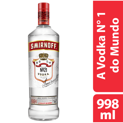 Vodka Smirnoff Garrafa 998 ml
