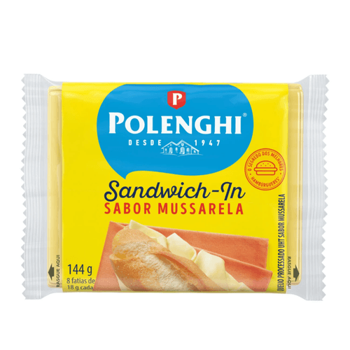 Queijo Polenghi  Sandwich-In Mussarela 144g