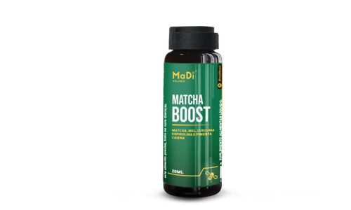 Suplemento Alimentar Líquido Matcha Boost Madi 20ml