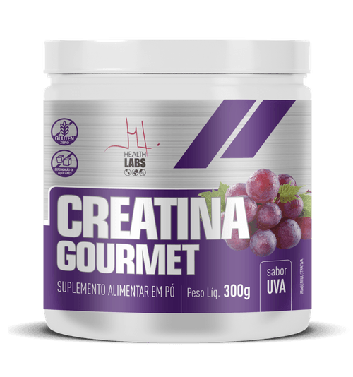 SUPLEM CREATINA HEALTH LABS 300G-PT UVA