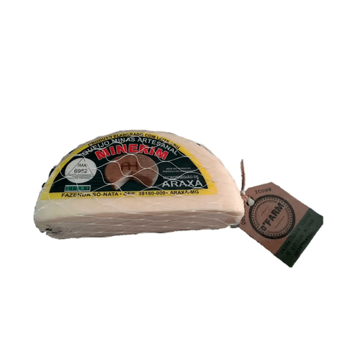 Queijo Minas Artesanal Meia Cura Minerim 1Kg