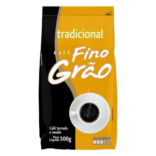 Café em Pó Fino Grão Tradicional 500 g