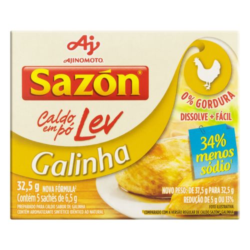 Tempero SAZÓN® Galinha Sazón Lev 32,5g