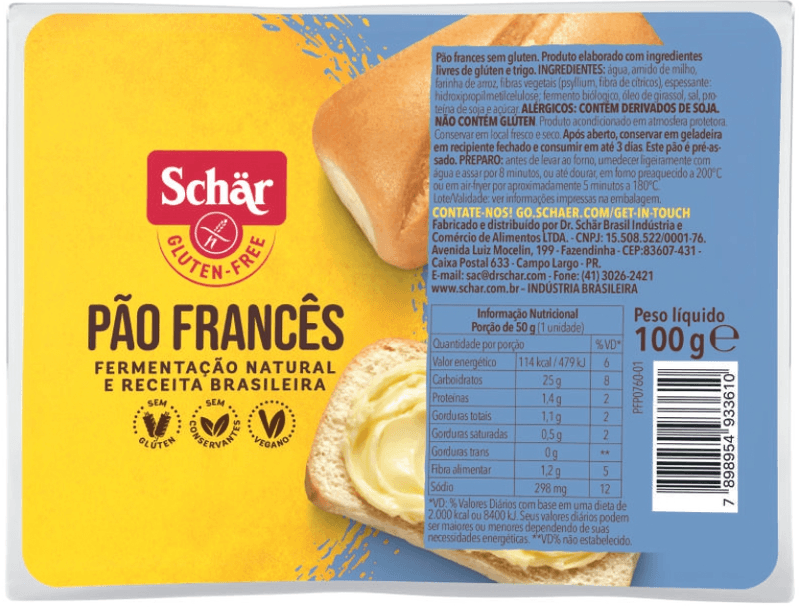 PAO-FRANCES-SCHAR-100G