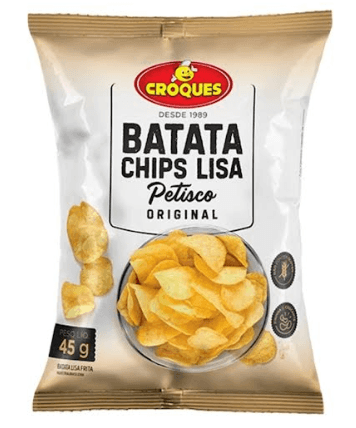 Batata Chips Lisa Petisco Original Croques Pacote 45g