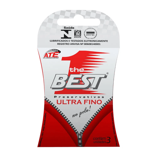 Preservativo Ultra Fino The Best 3 Unidades