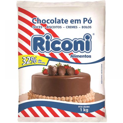 CHOC PO RICONI 1KG-PC 32% CACAU