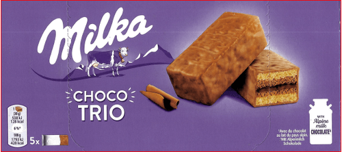 Chocolate MILKA 150G Choco trio
