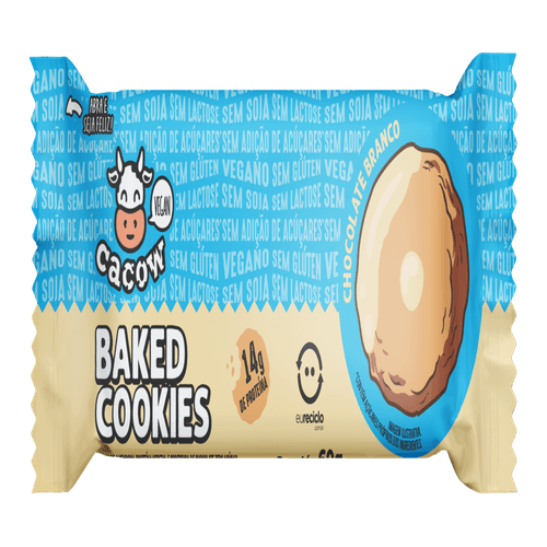 Baked Cookies de Chocolate Branco Cacow 60g