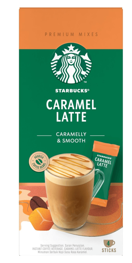 Café Starbucks Latte Caramel Sachê 92g